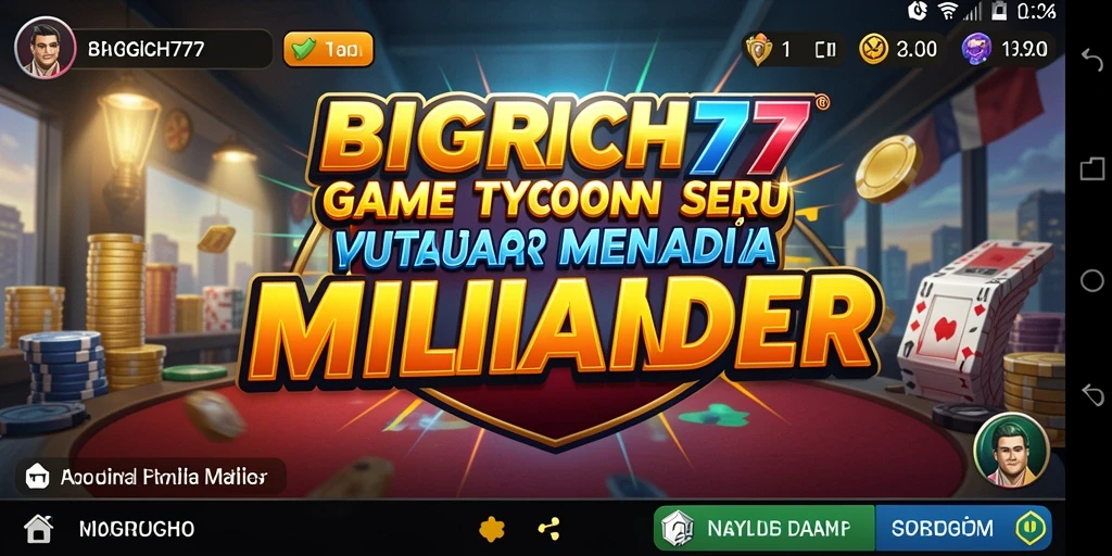 Screenshot gameplay BIGRICH77 menampilkan pengalaman seru bermain Tycoon.
