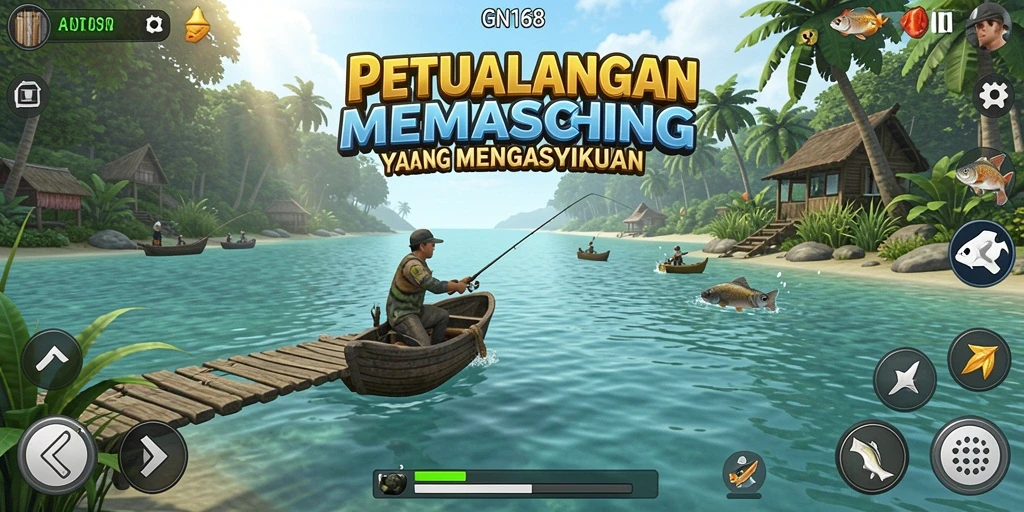 Tangkapan ikan yang mengesankan dalam gameplay GN168