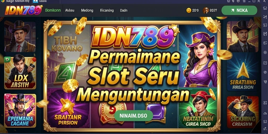 Screenshot utama IDN789 menampilkan gameplay yang menarik dan penuh warna.