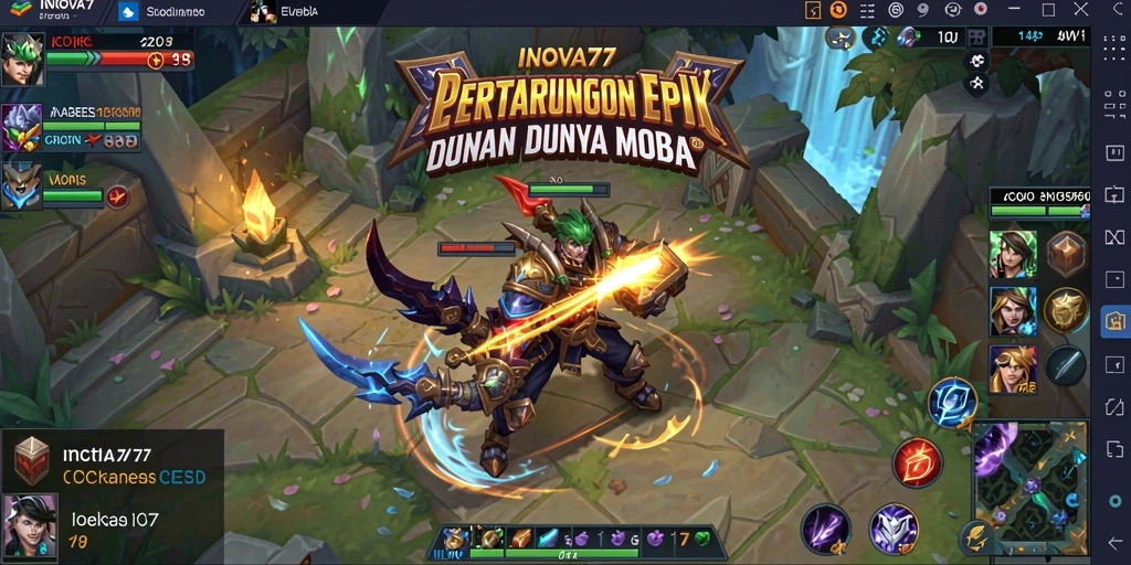 Tampilan gameplay INOVA77 yang seru dan penuh aksi.