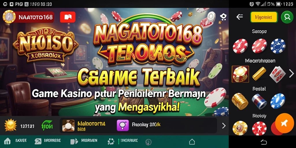 Screenshot NAGATOTO168 menampilkan suasana seru permainan Kasino.