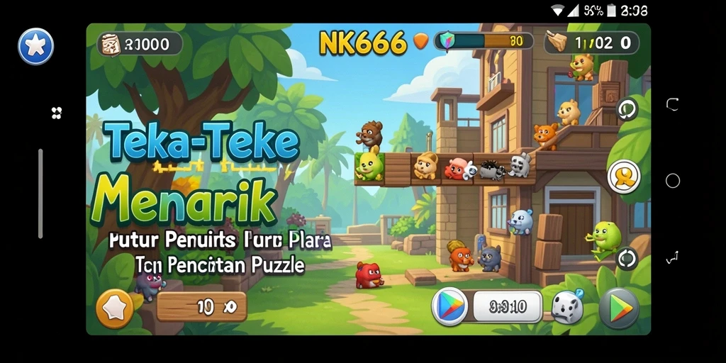 Screenshot gameplay NK666 menampilkan tantangan puzzle yang seru dan menantang.